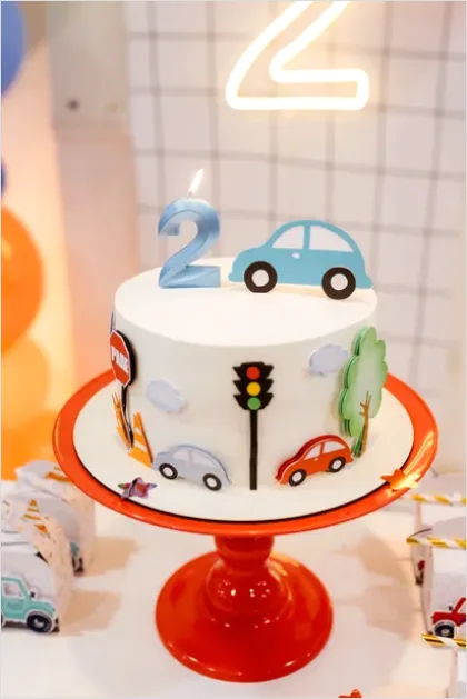 Detail Birthday Candles On Cake Stand Number 14