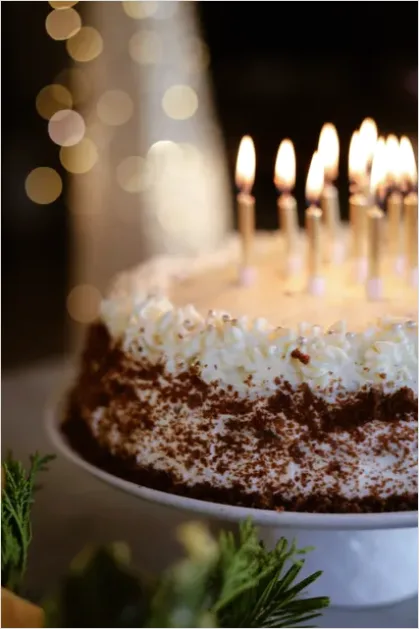 Detail Birthday Candles On Cake Stand Number 15