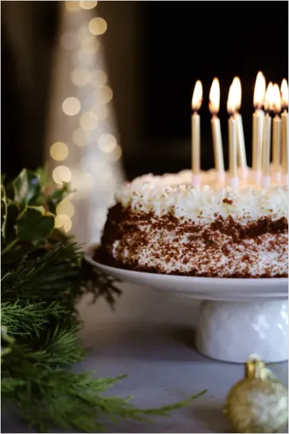 Detail Birthday Candles On Cake Stand Number 3
