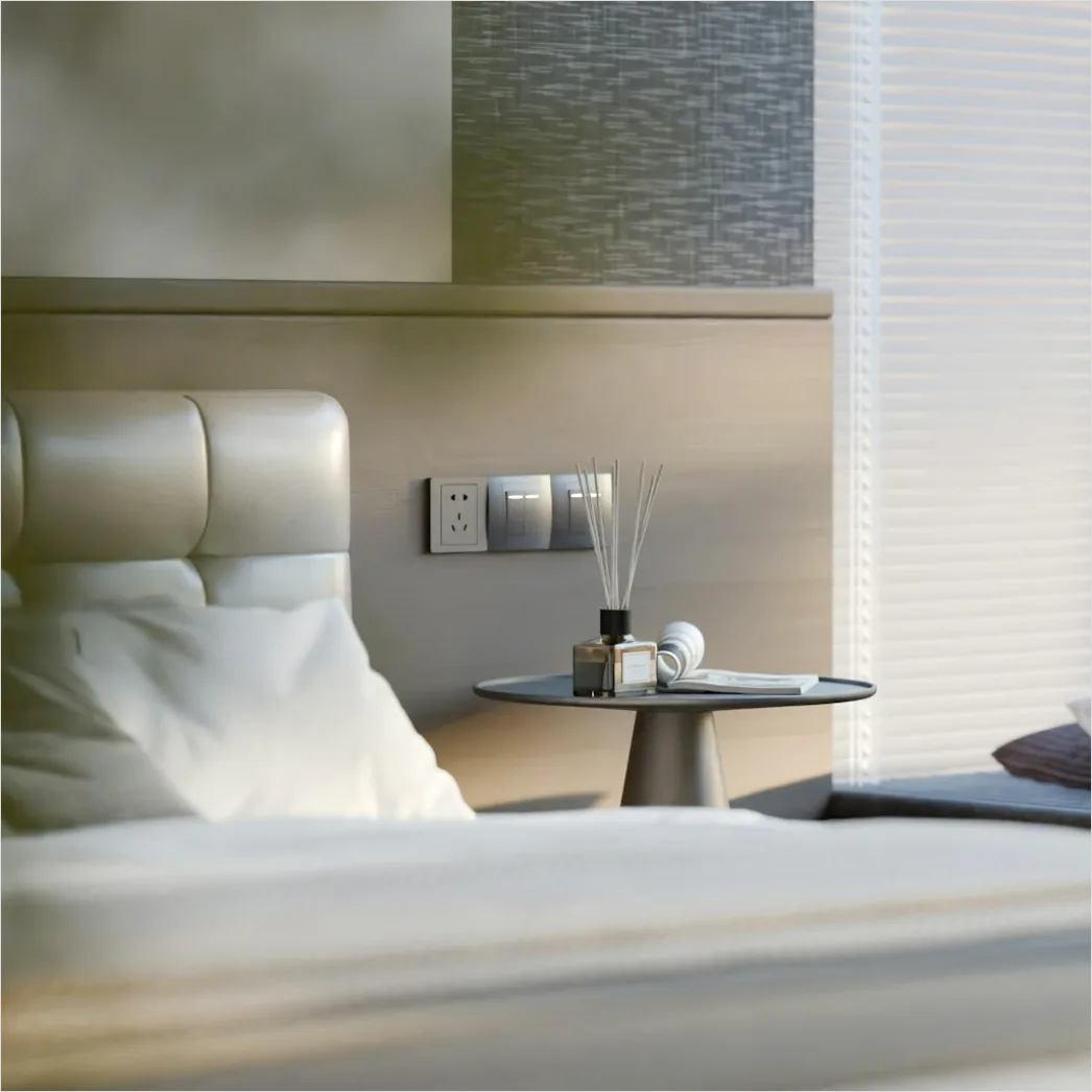 Detail Bluetooth Speaker On Bedside Table Number 15