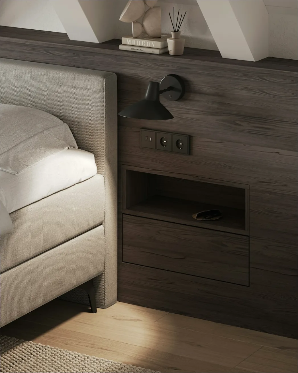 Detail Bluetooth Speaker On Bedside Table Number 6
