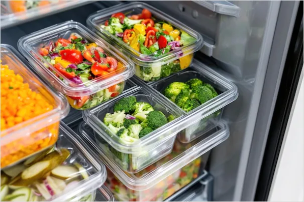 Detail Breakfast Meal Prep Containers Fridge Shelf Number 8