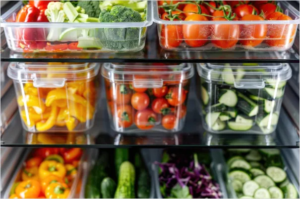 Detail Breakfast Meal Prep Containers Fridge Shelf Number 10