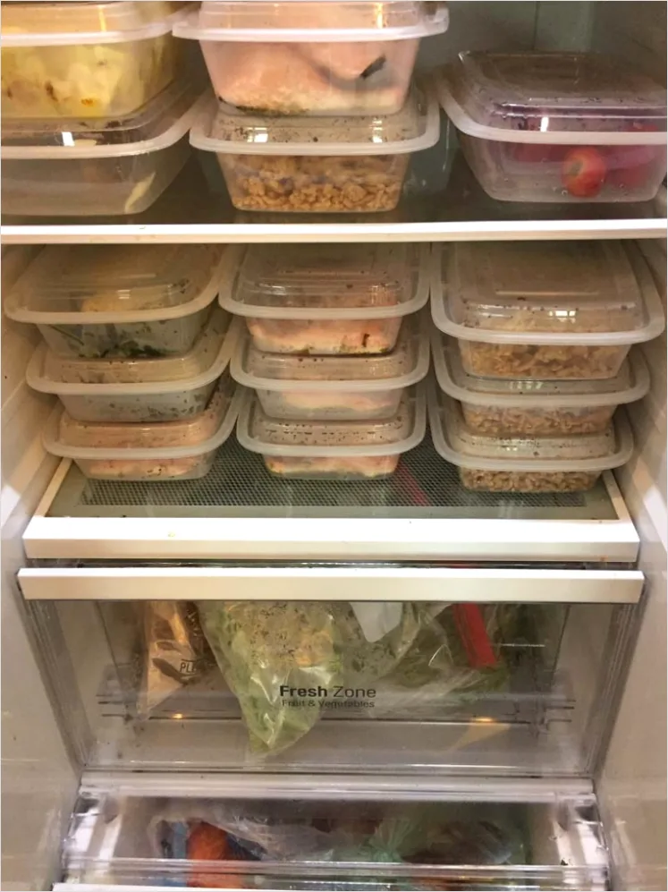 Detail Breakfast Meal Prep Containers Fridge Shelf Number 12
