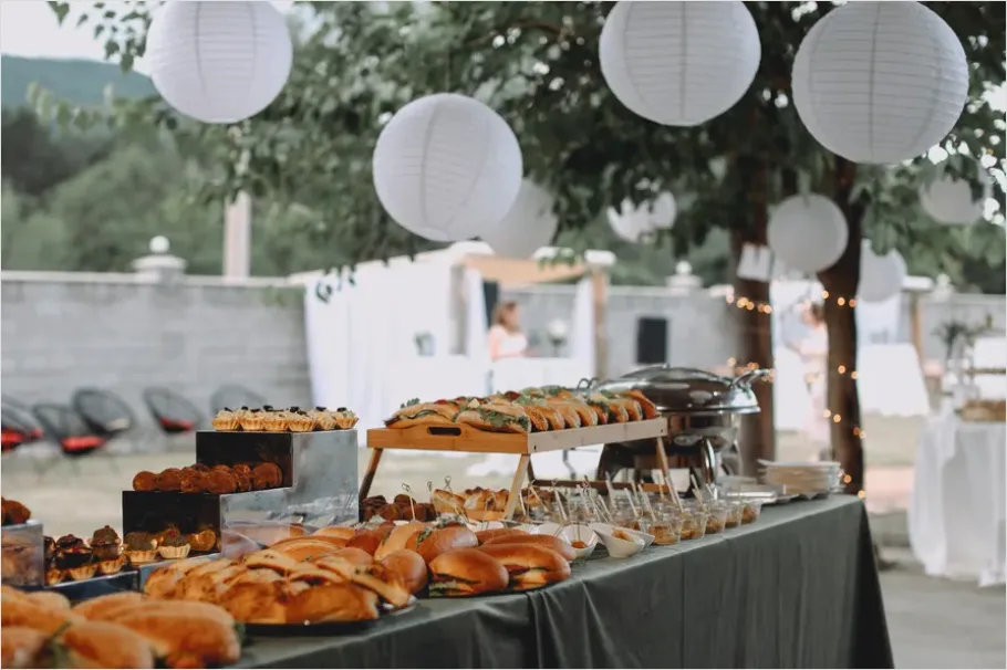 Detail Buffet Catering Setup Photo Number 16
