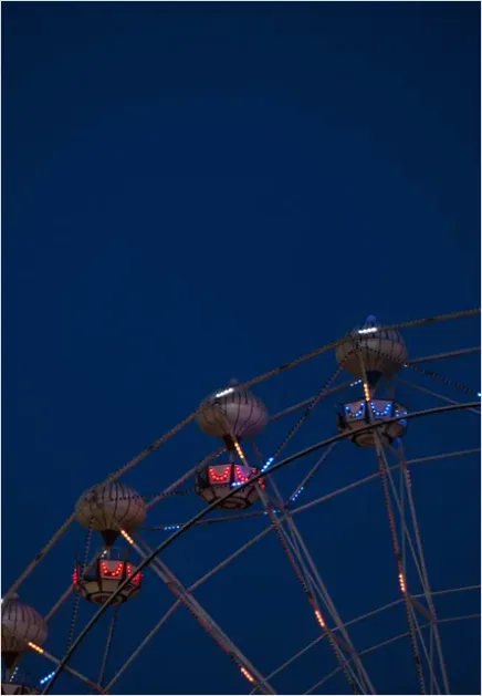 Detail Carnival Ferris Wheel Night Lights Number 11