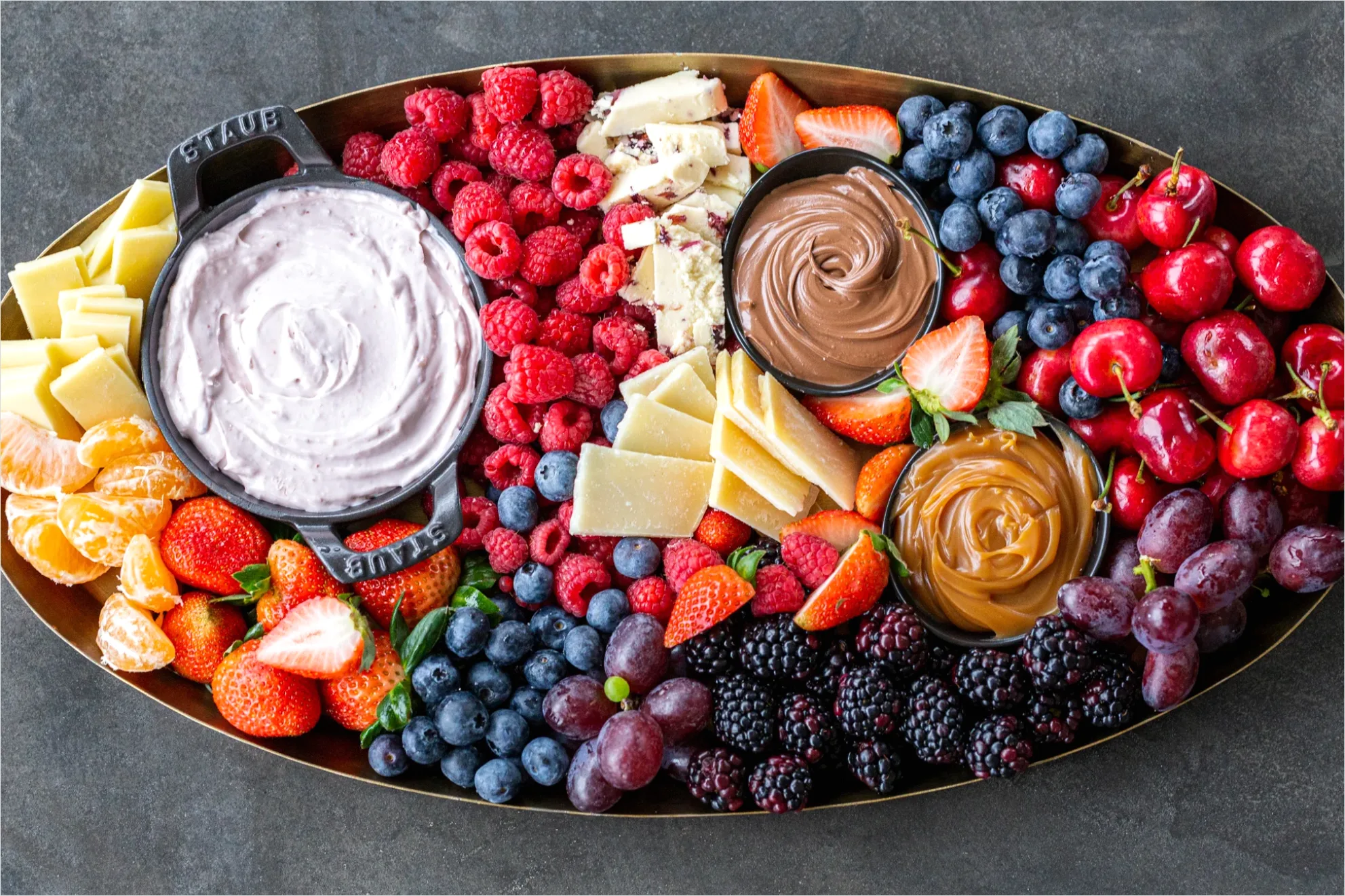 Detail Charcuterie Board Cheese And Fruit Overhead Number 11