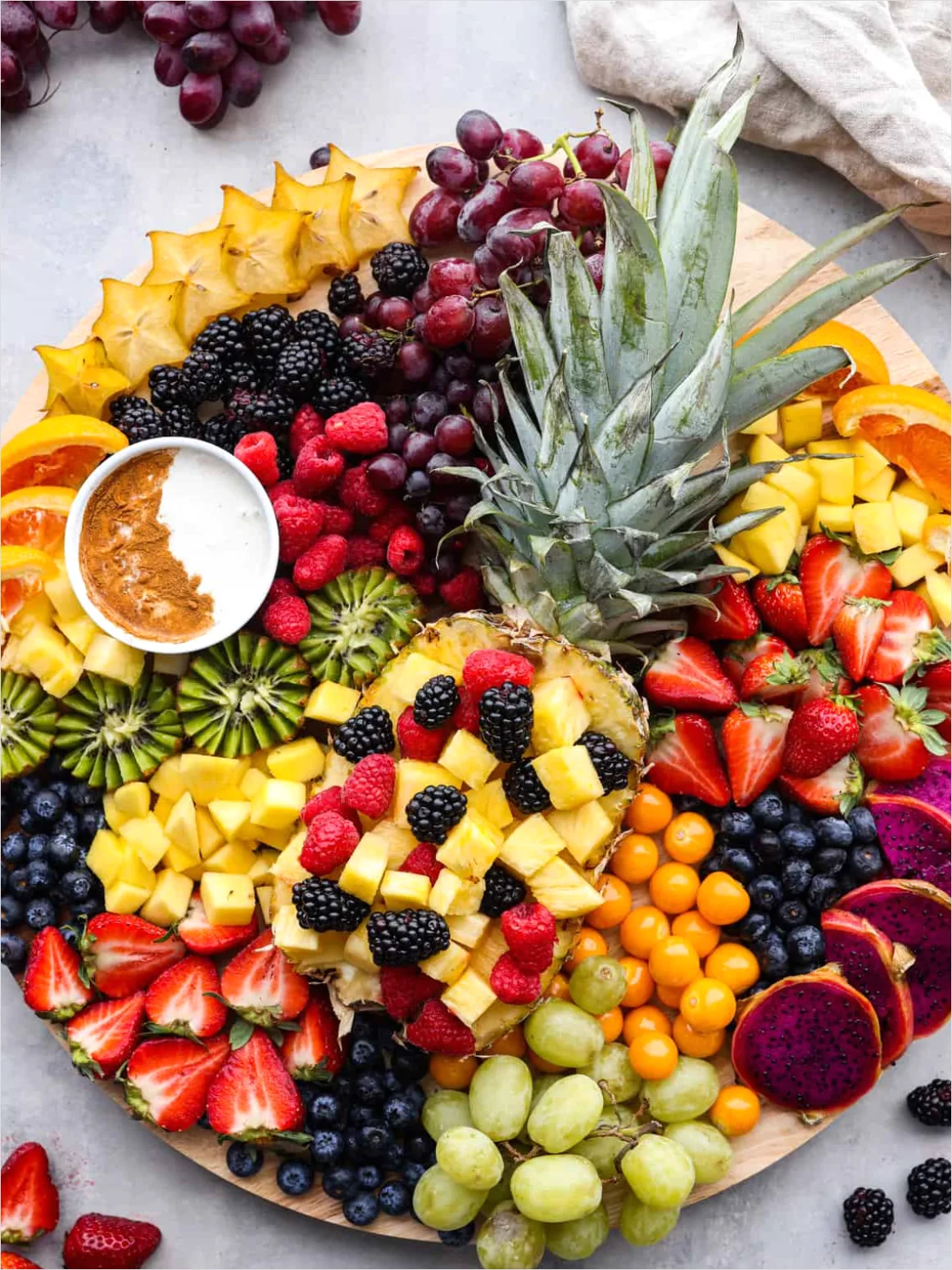 Detail Charcuterie Board Cheese And Fruit Overhead Number 13