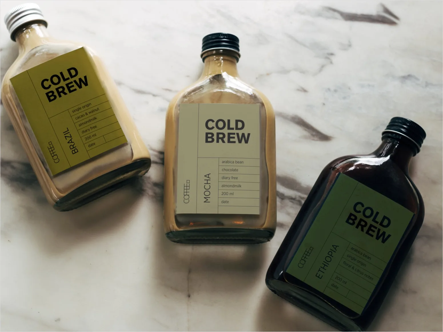 Detail Cold Brew Coffee Bottle Fridge Aesthetic Number 7