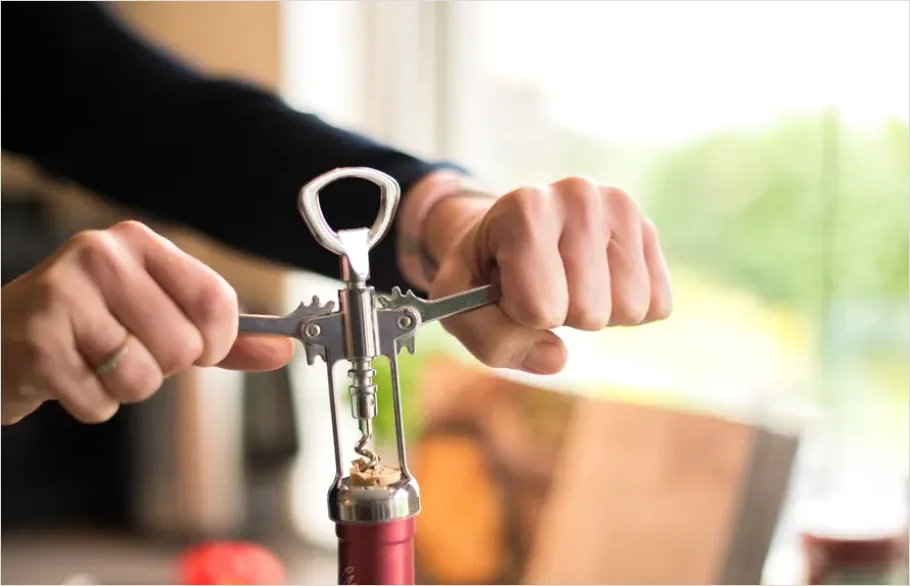 Detail Cork Screw Wine Opener Tool Number 2