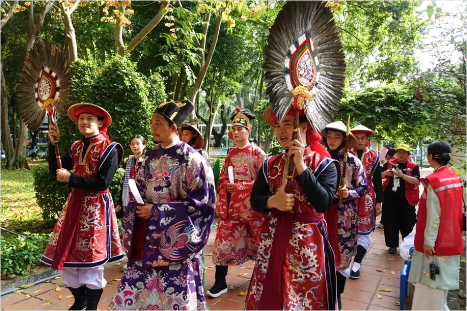 Detail Cultural Procession Traditional Costume Details Number 11