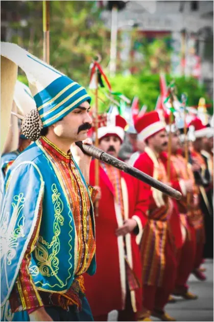 Detail Cultural Procession Traditional Costume Details Number 15