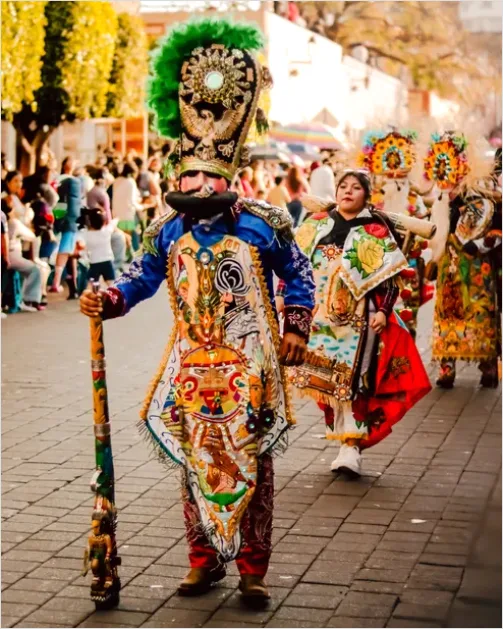 Detail Cultural Procession Traditional Costume Details Number 7