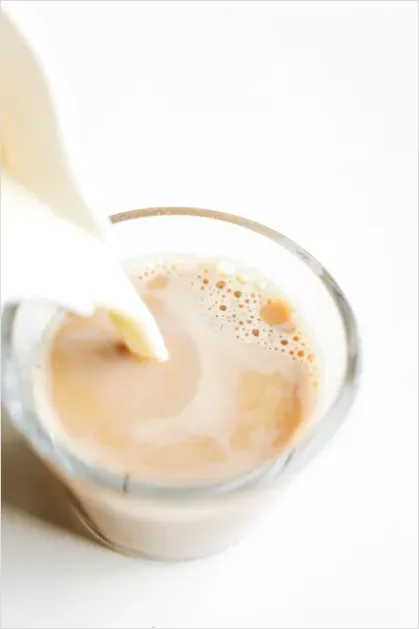 Detail Dairy Free Coffee Creamer Pour Close Up Number 4