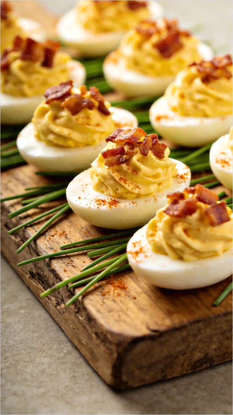Detail Deviled Eggs Tray Party Appetizer Number 6