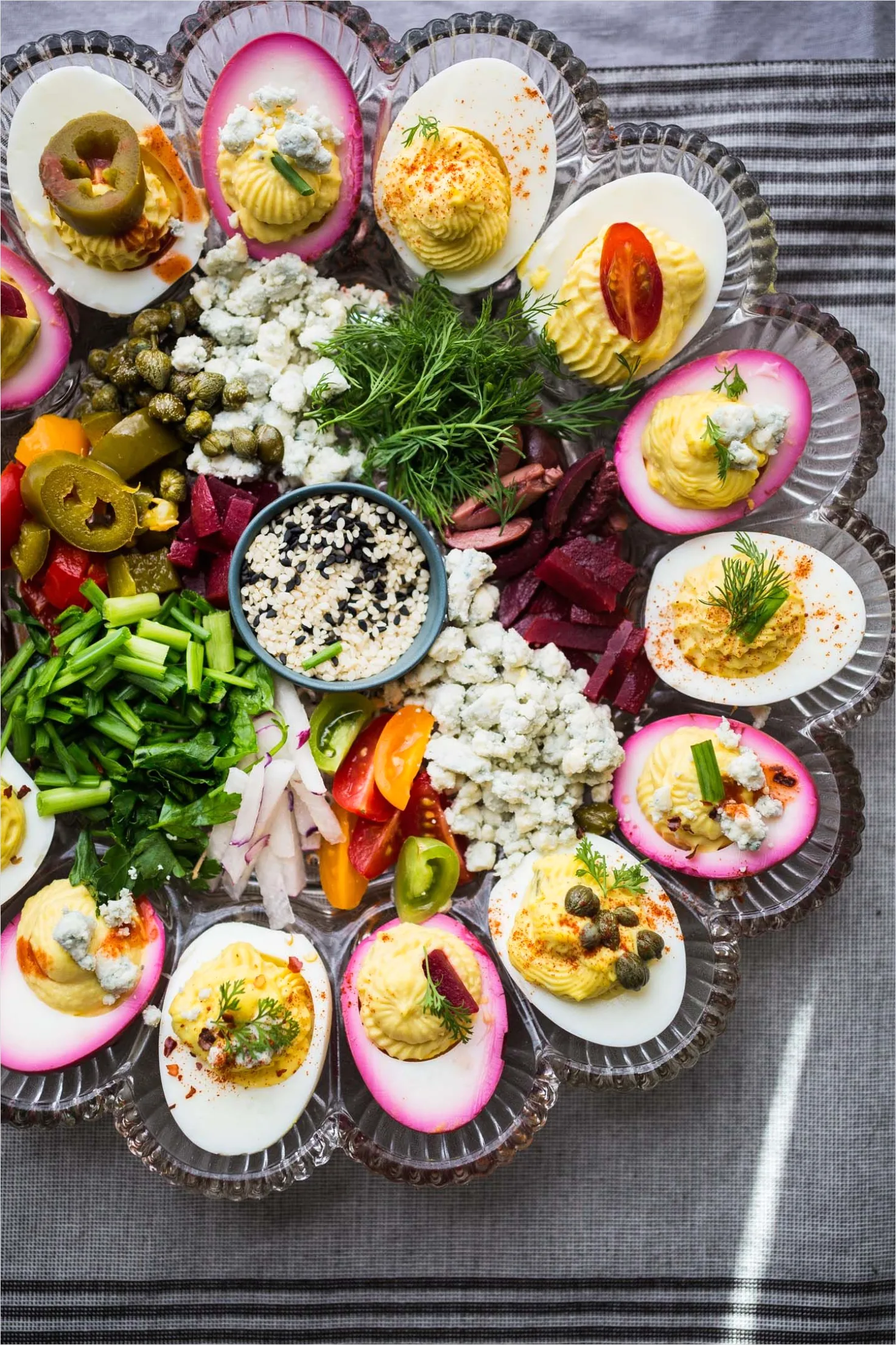 Deviled Eggs Tray Party Appetizer 5242