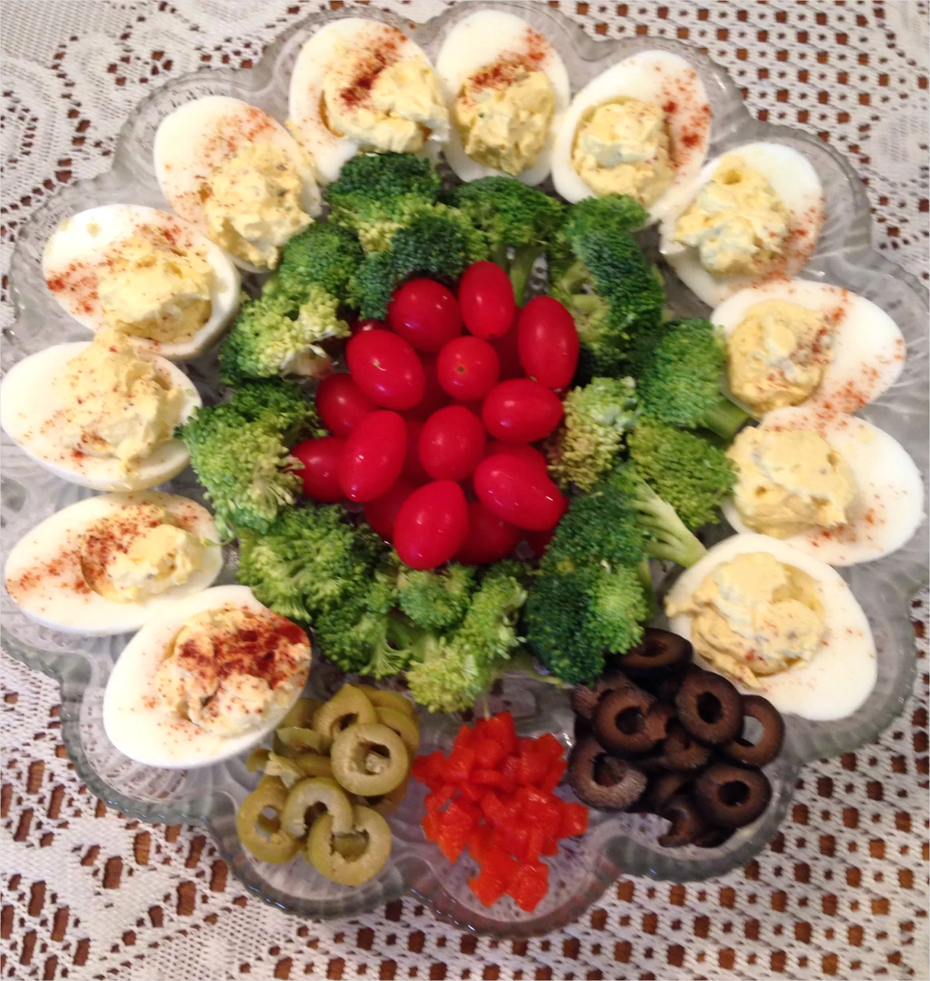 Detail Deviled Eggs Tray Party Appetizer Number 4