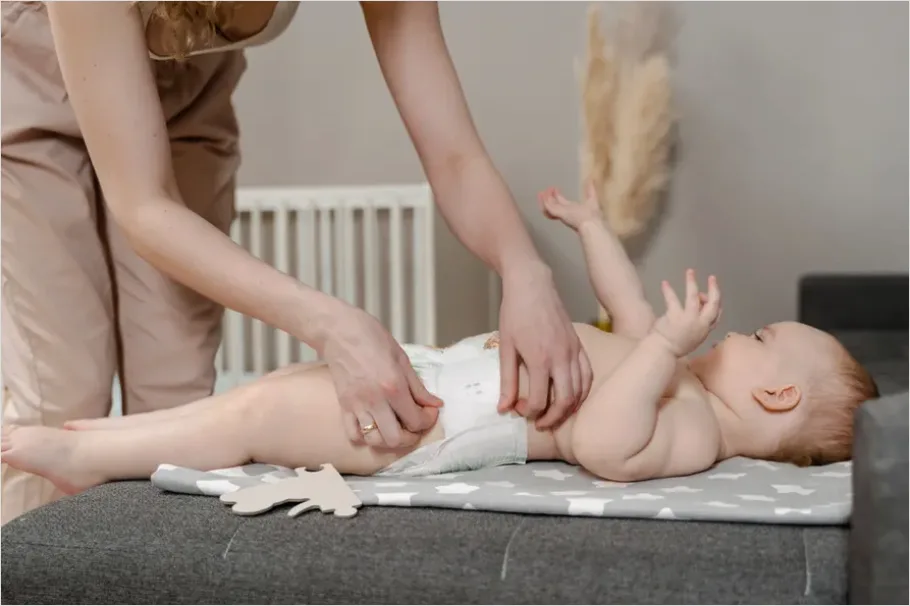 Detail Diaper Change Station Nursery Setup Number 12