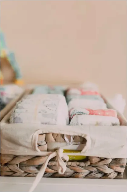 Detail Diaper Change Station Nursery Setup Number 13