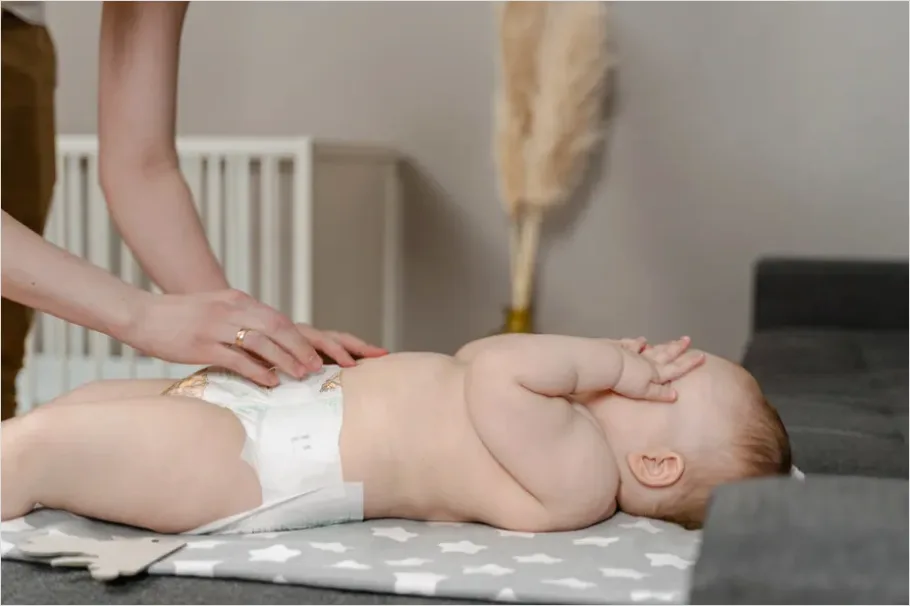 Detail Diaper Change Station Nursery Setup Number 15