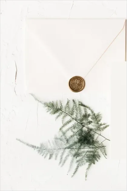 Detail Envelope And Wax Seal Number 15