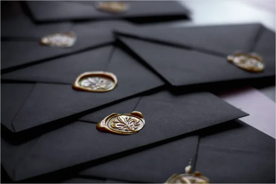 Detail Envelope And Wax Seal Number 3