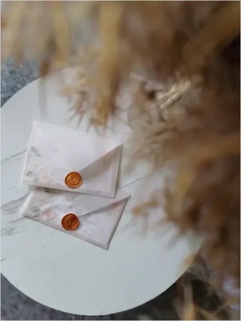 Detail Envelope And Wax Seal Number 8