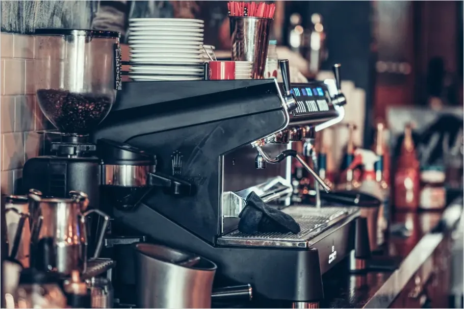 Detail Espresso Machine On Counter Number 13