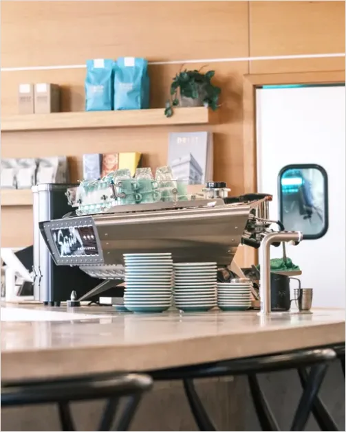 Detail Espresso Machine On Counter Number 7