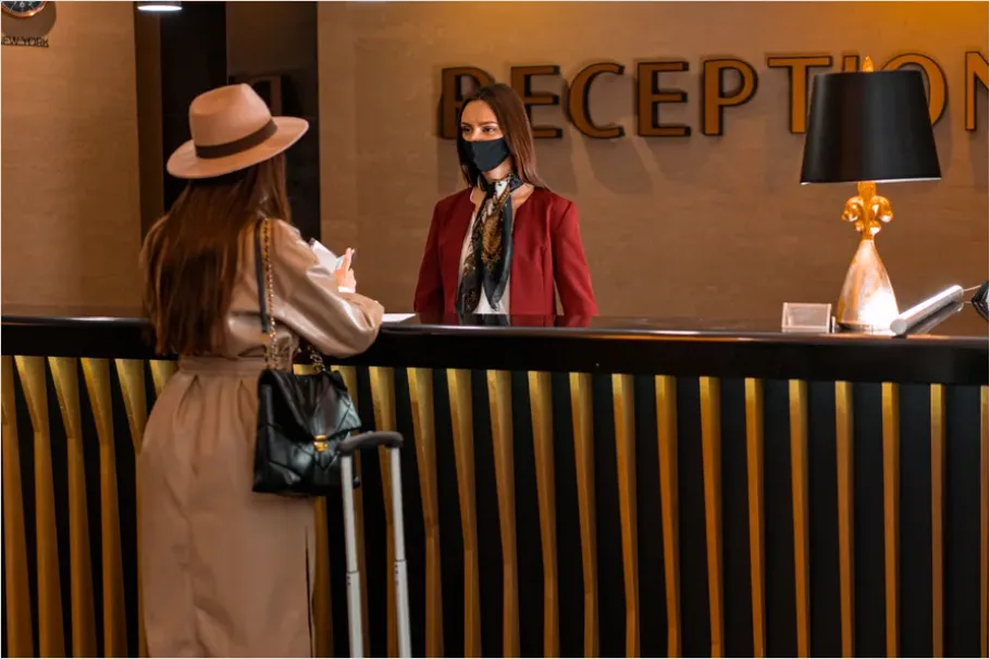 Detail Family Hotel Check In Lobby Scene Number 13