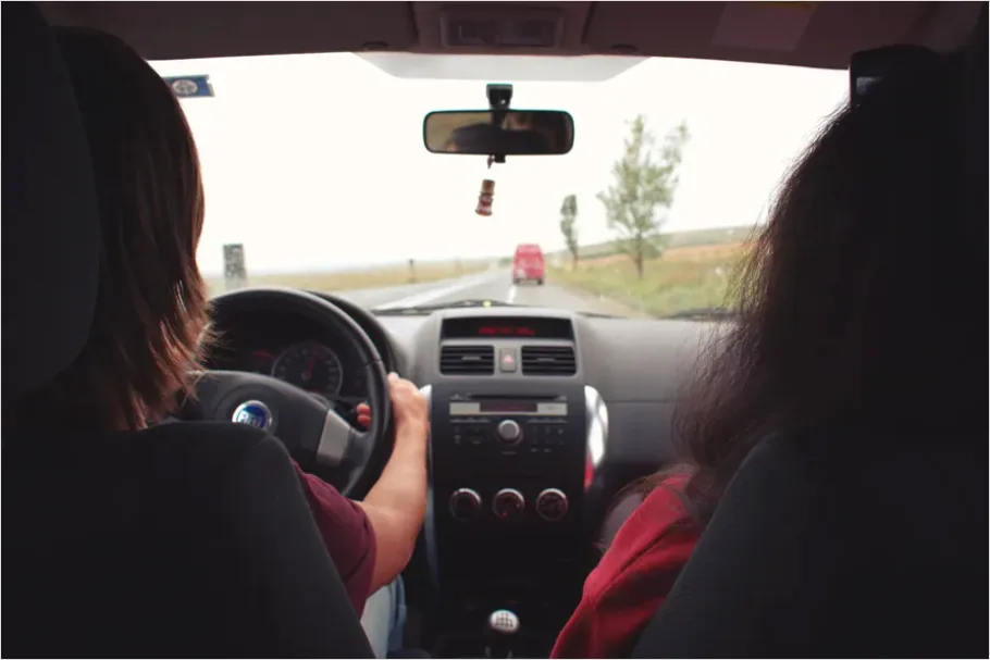 Detail Family Road Trip Car Interior View Number 2