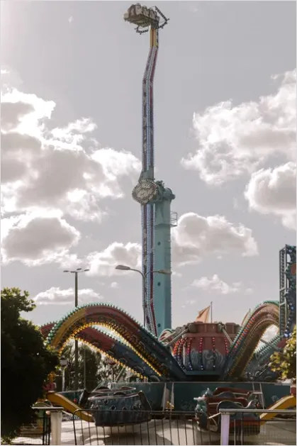 Detail Family Theme Park Ride Excitement Candid Number 13