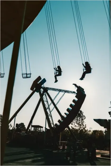 Detail Family Theme Park Ride Excitement Candid Number 16