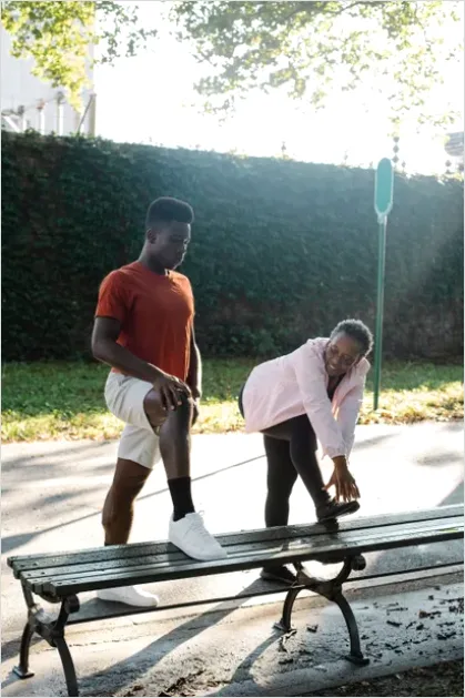 Detail Family Workout In Park Morning Number 16