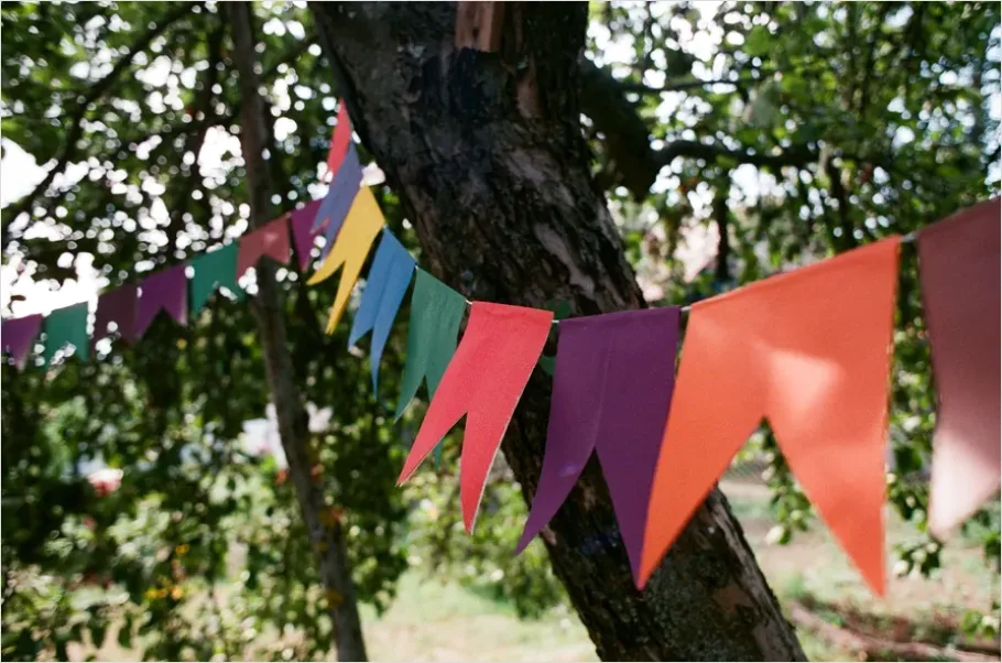 Detail Festival Decorations Bunting Flags Photo Number 5