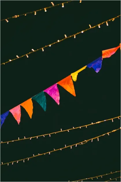 Detail Festival Decorations Bunting Flags Photo Number 8