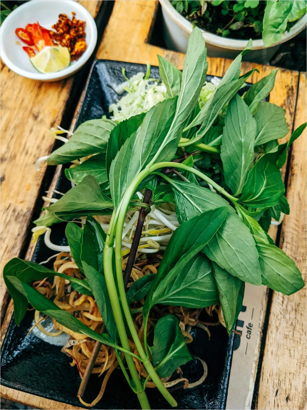 Detail Fresh Herbs Garnish Plating Close Up Number 9