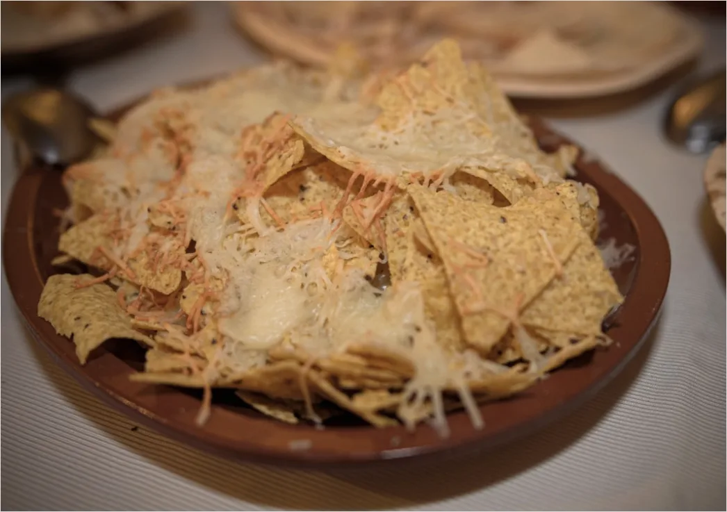Detail Game Day Nachos Cheese Pull Close Up Number 5