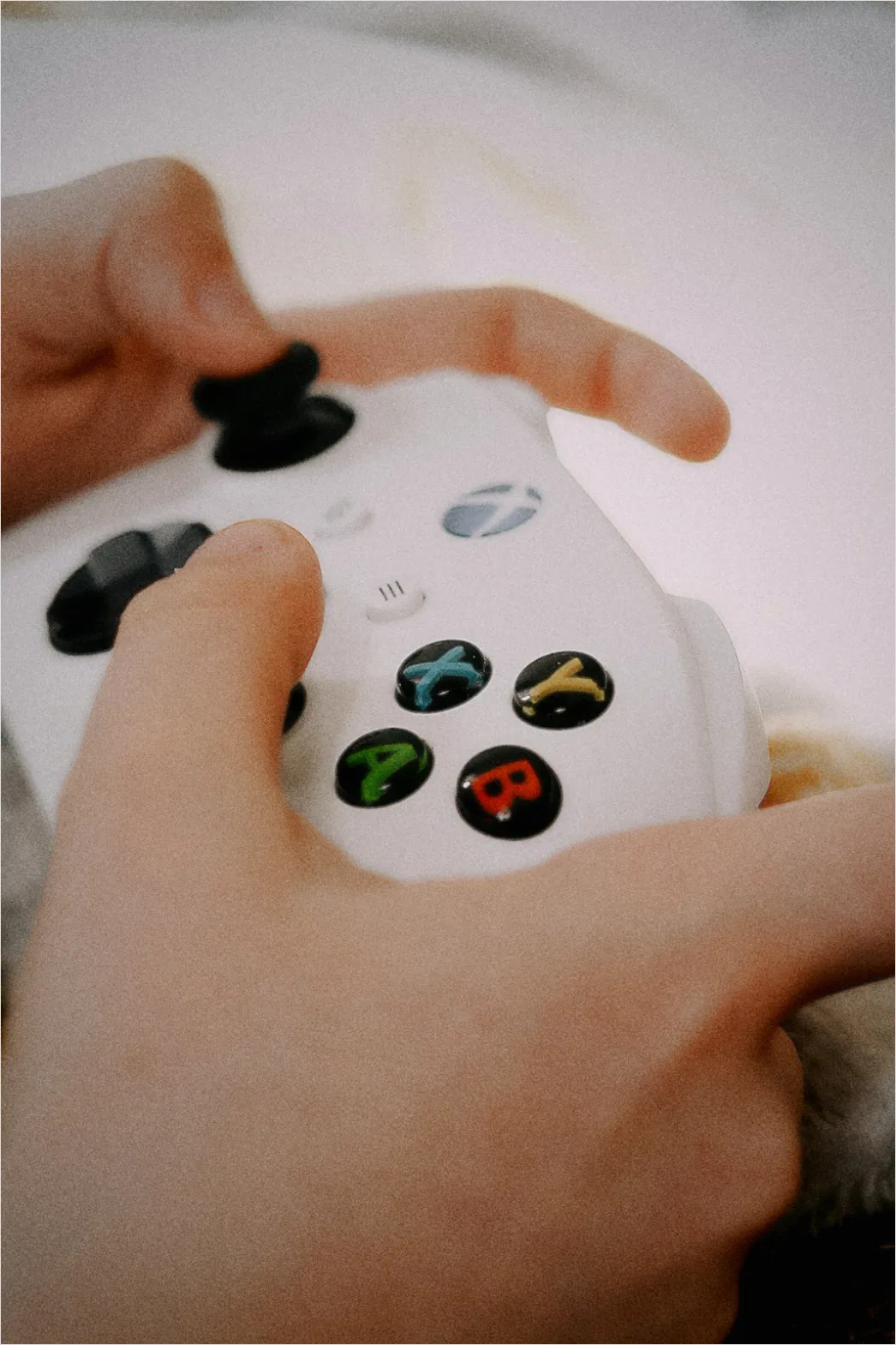 Detail Gaming Controller In Hands Number 11