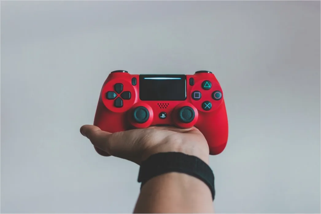 Detail Gaming Controller In Hands Number 12