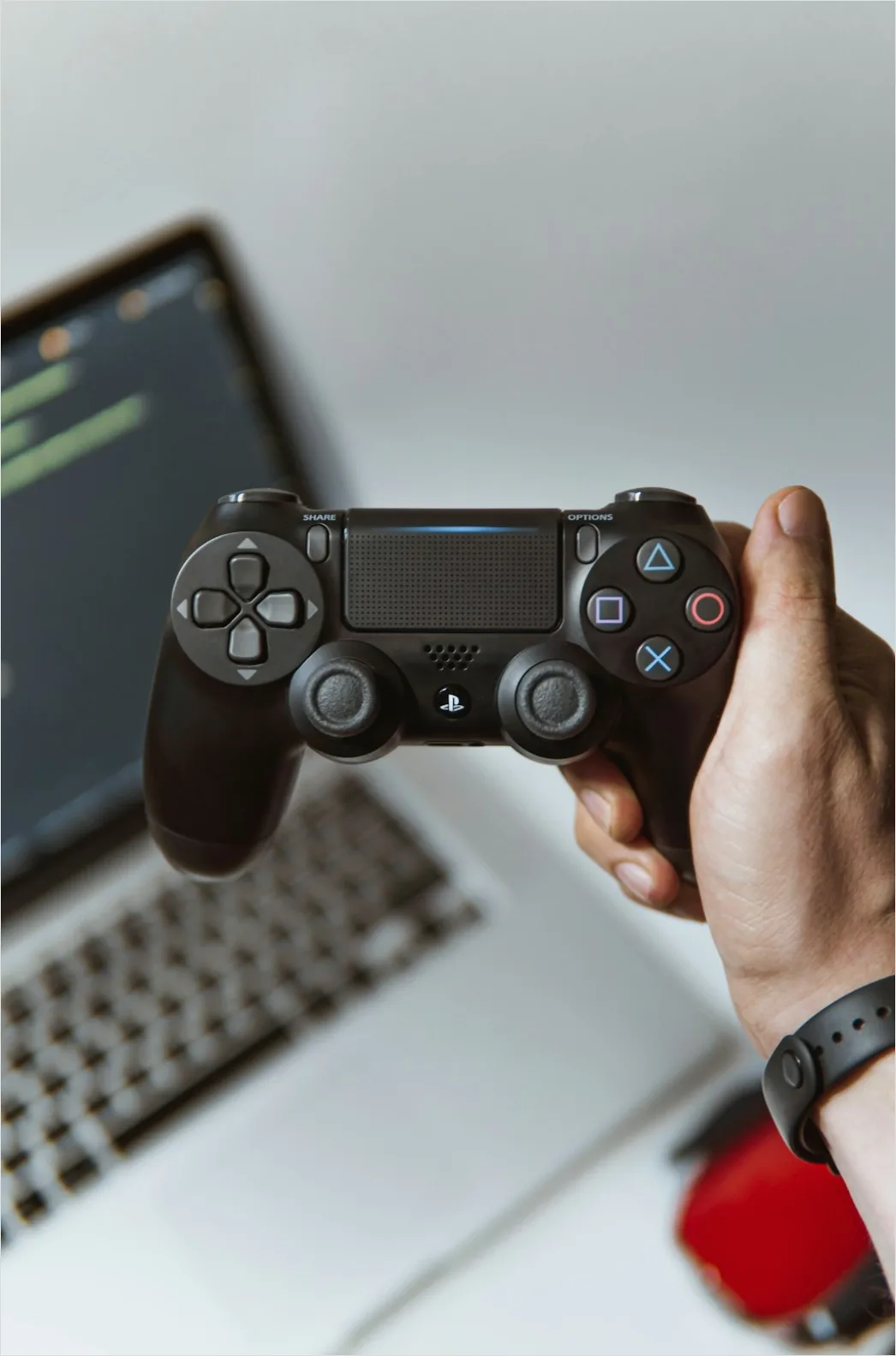 Detail Gaming Controller In Hands Number 4