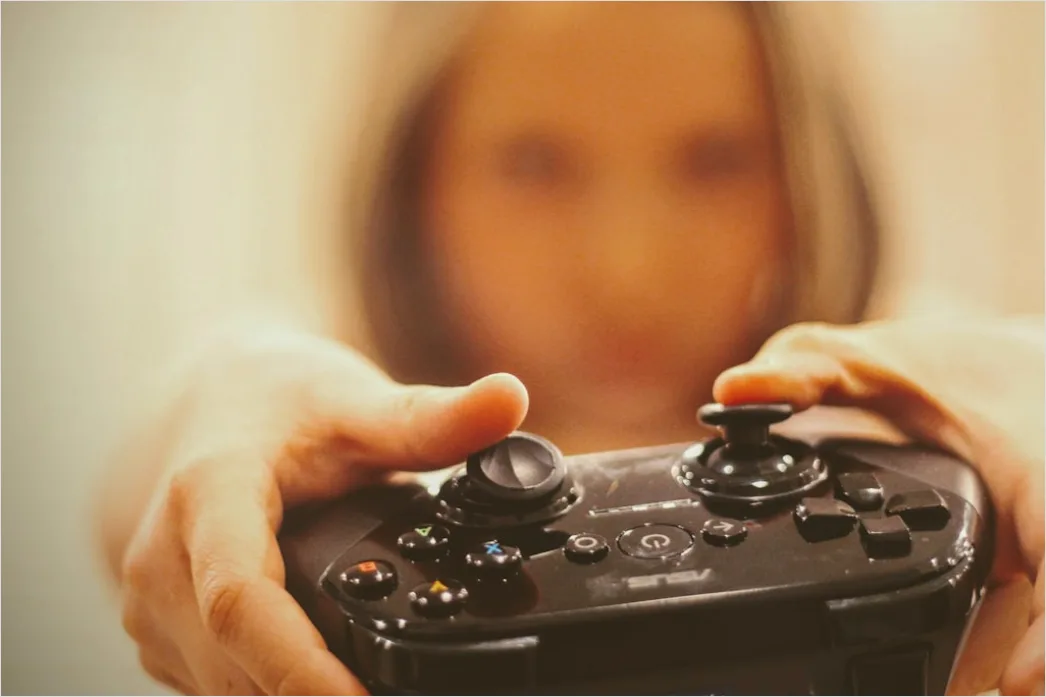 Detail Gaming Controller In Hands Number 5