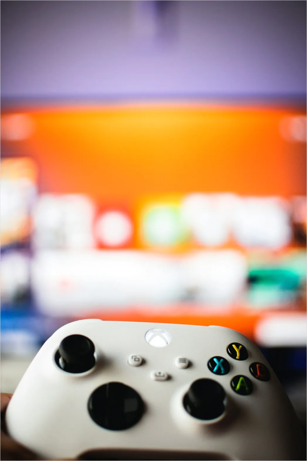 Detail Gaming Controller In Hands Number 8