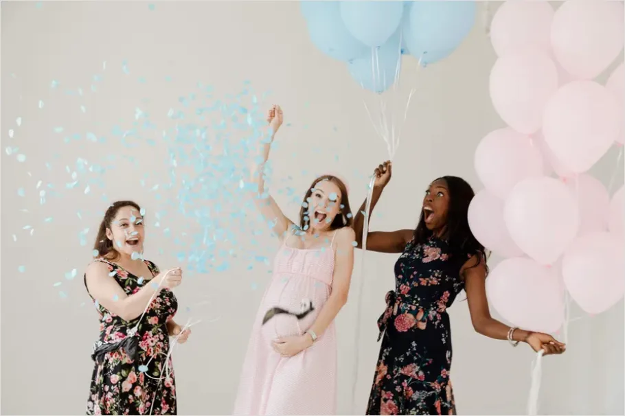 Detail Gender Reveal Party Confetti Pop Moment Number 13