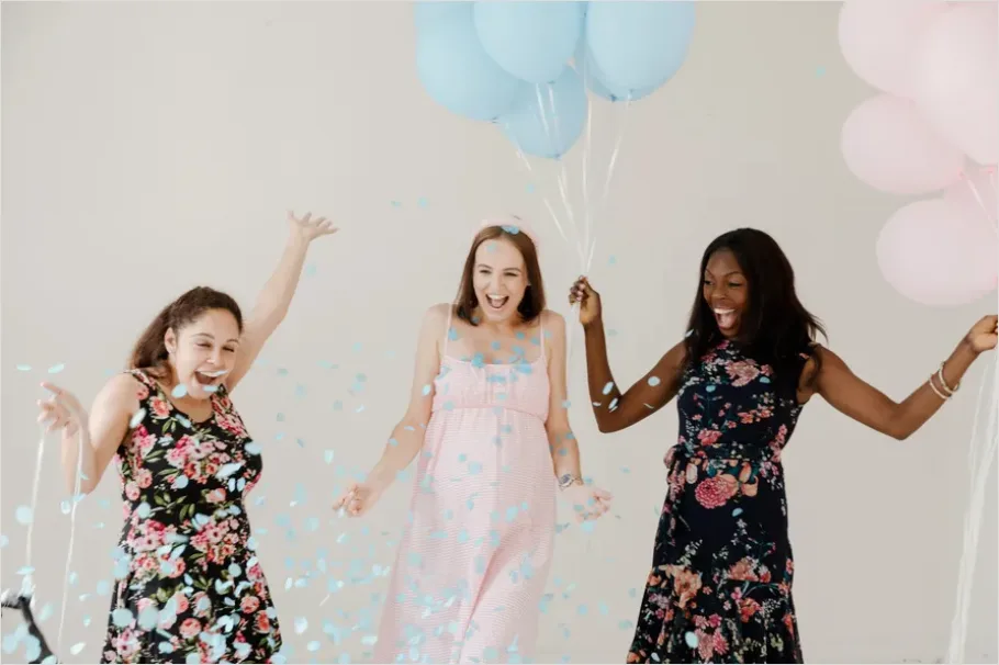 Detail Gender Reveal Party Confetti Pop Moment Number 8