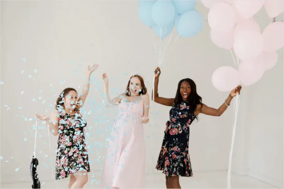 Detail Gender Reveal Party Confetti Pop Moment Number 10