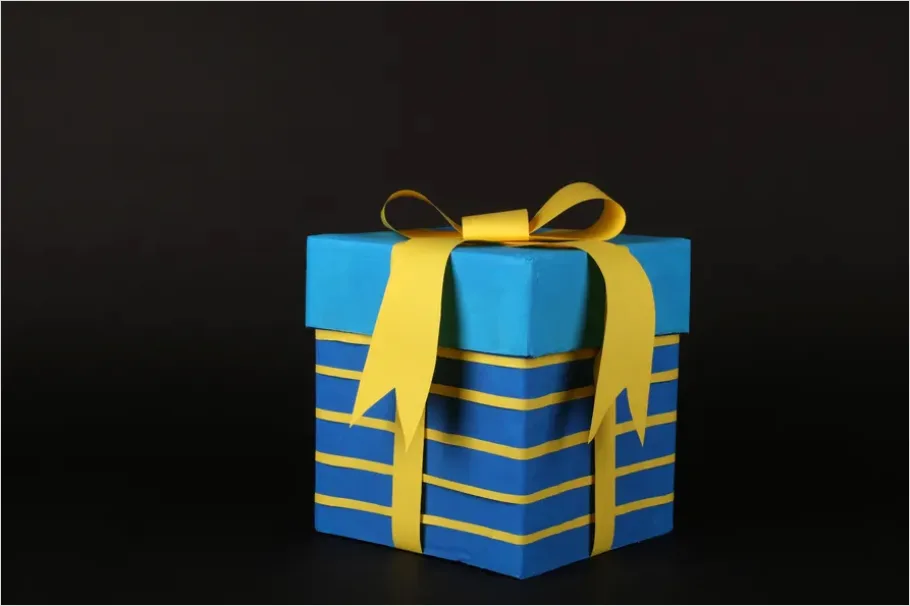 Detail Gift Box With Ribbon Number 11