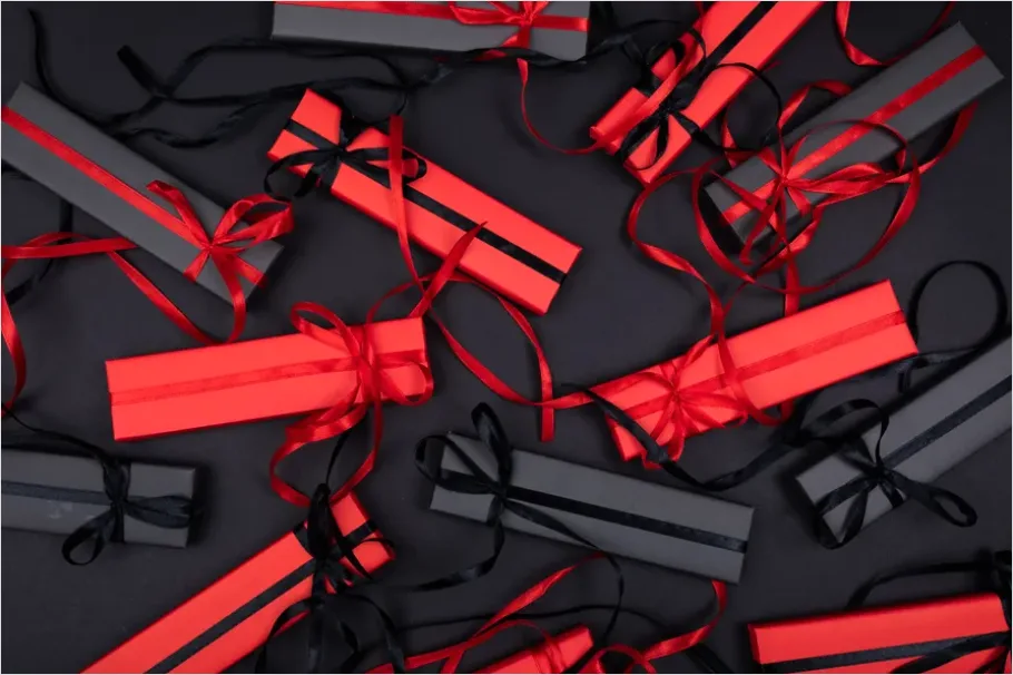 Detail Gift Box With Ribbon Number 4