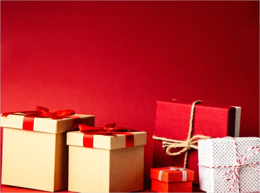Detail Gift Box With Ribbon Number 6