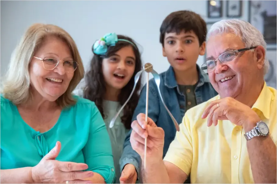 Detail Grandparents With Grandchildren Baking Together Number 13